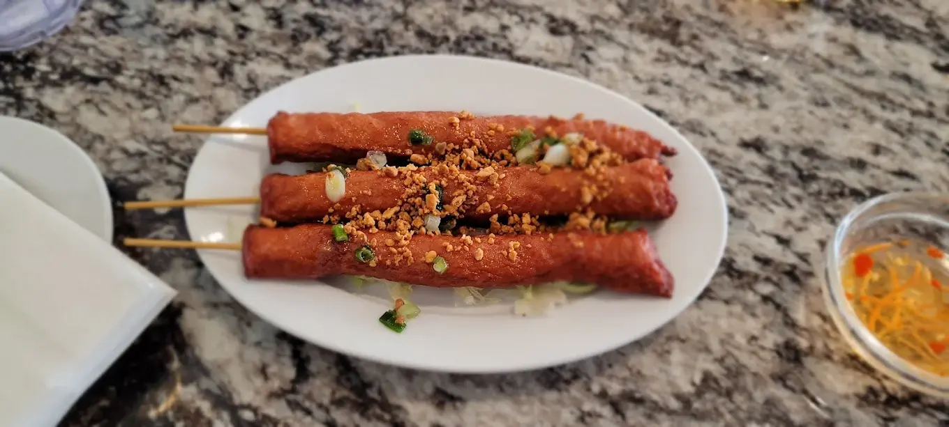 Charbroiled Pork Meatball at Minh Chau Restaurant in Calgary, AB